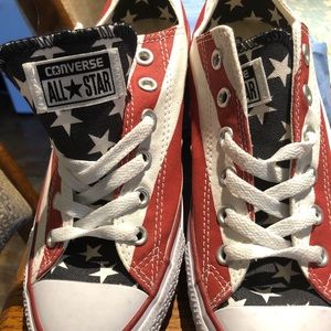 Conver Sneakers - American Flag 9.5